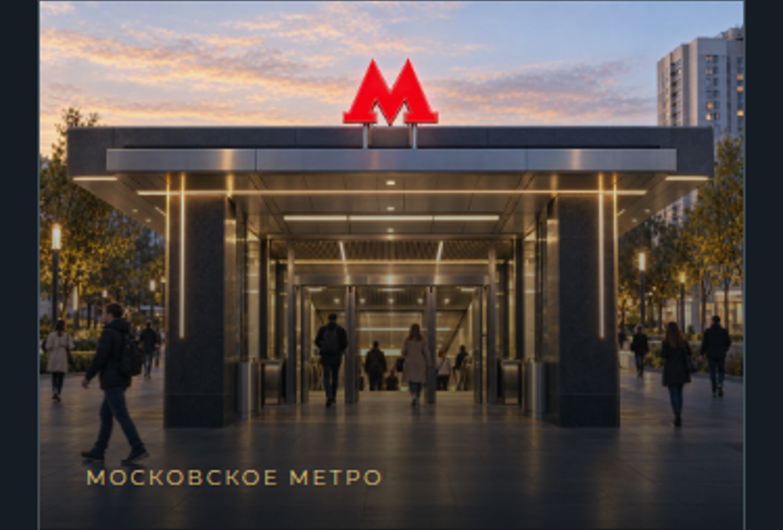 Вход в метро Новокосино